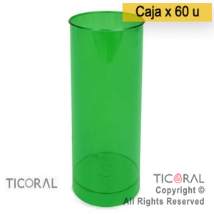 VASO TUBO VERDE X 60